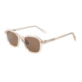 Classic Champagne and Brown Acetate Sun Glasses Sunglasses for Men Women