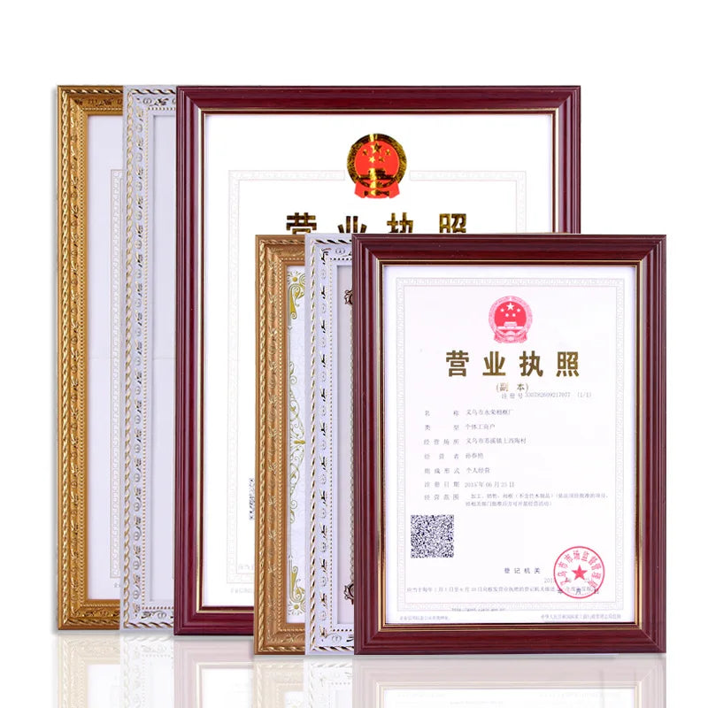 Ps Photo Frame A3 A4 Certificate Frame Special Moments Photo Frames for Wholesales With Gold Trim