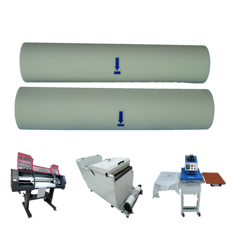 60cm DTF Film Roll Double Side Hot Peel Cold Peel 75 Micron Digital Printing Film Tshirt Printer DTF PET Film