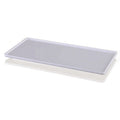Factory Wholesale Restaurant Tableware Sushi Serving White Rectangular Melamine Tray
