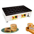 32 Holes Commercial Japanese Rice Cake Machine Non Stick Red Bean Snack Filling Pancake Bread Baking Waffle Machine Maker