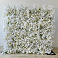 Artificial Flowerwall Fabric 3D Rose Flower Wall Wedding Decor Roll up Fabric Cloth Base Backdrop Wedding Supplies Decorations