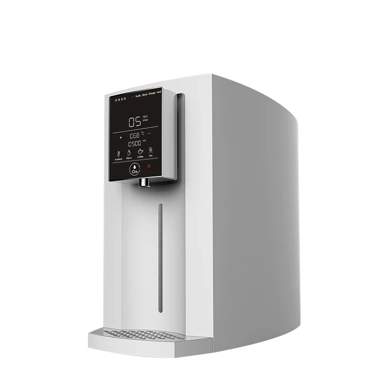 Electric Household RO Reverse Osmosis Water Purifier Desktop Water Dispenser Low Waste Ratio Integrated Machine Plastic Housing