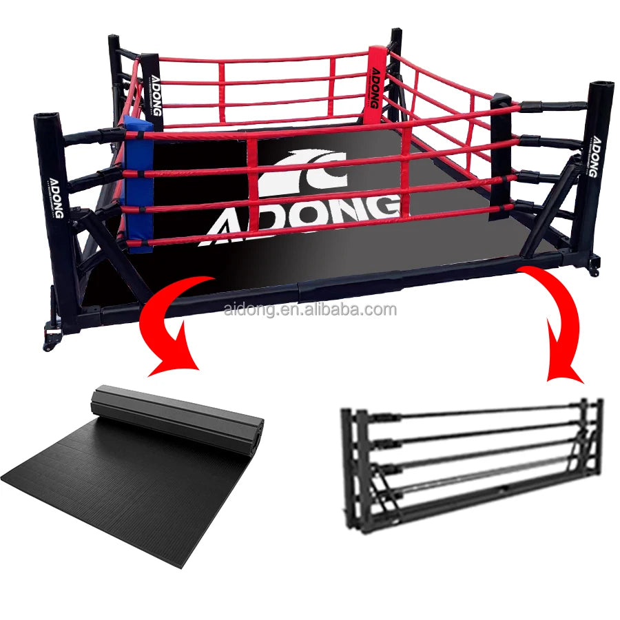 AIDONG Boxing Training Fighting Ring Ground Foldable Floor Boxing Ring