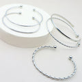 MIO European and American Style Metal Bracelet 5pcs/Set Wholesale for Women Lady Various Styles Hot Selling Twist
