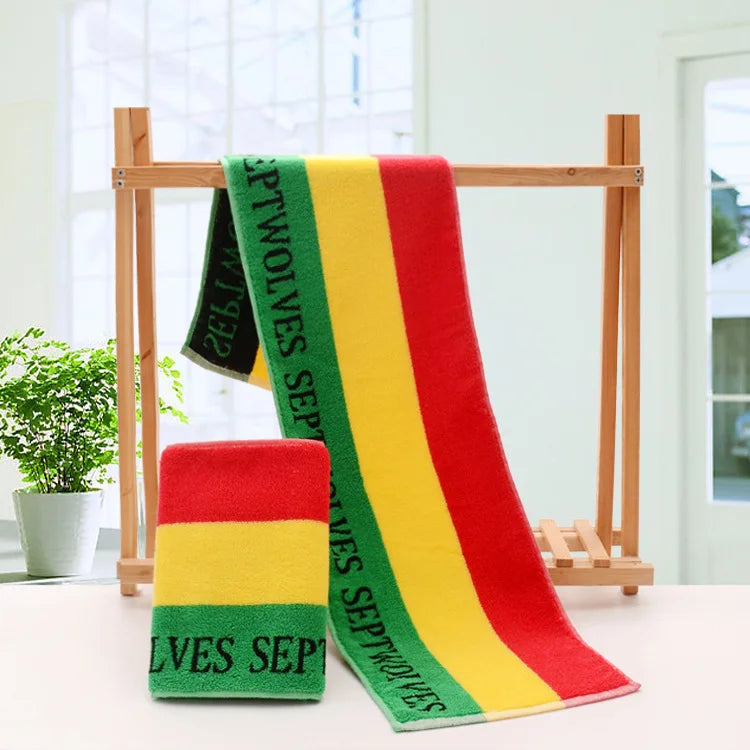 Custom Logo Printed Golf Towel Absorbent Cotton Gym Towel for Yoga Fitness Sports Promotion Gift