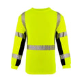 Elegant Heat Transfer Long Sleeve Combination Safety T Shirt Breathable Bird Eye Summer Outdoor Protection Safety T Shirt