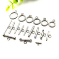 S1051 Gold Plated Stainless Steel Bar and Closed Ring Loop Closure Buckle ClaspToggle Clasps