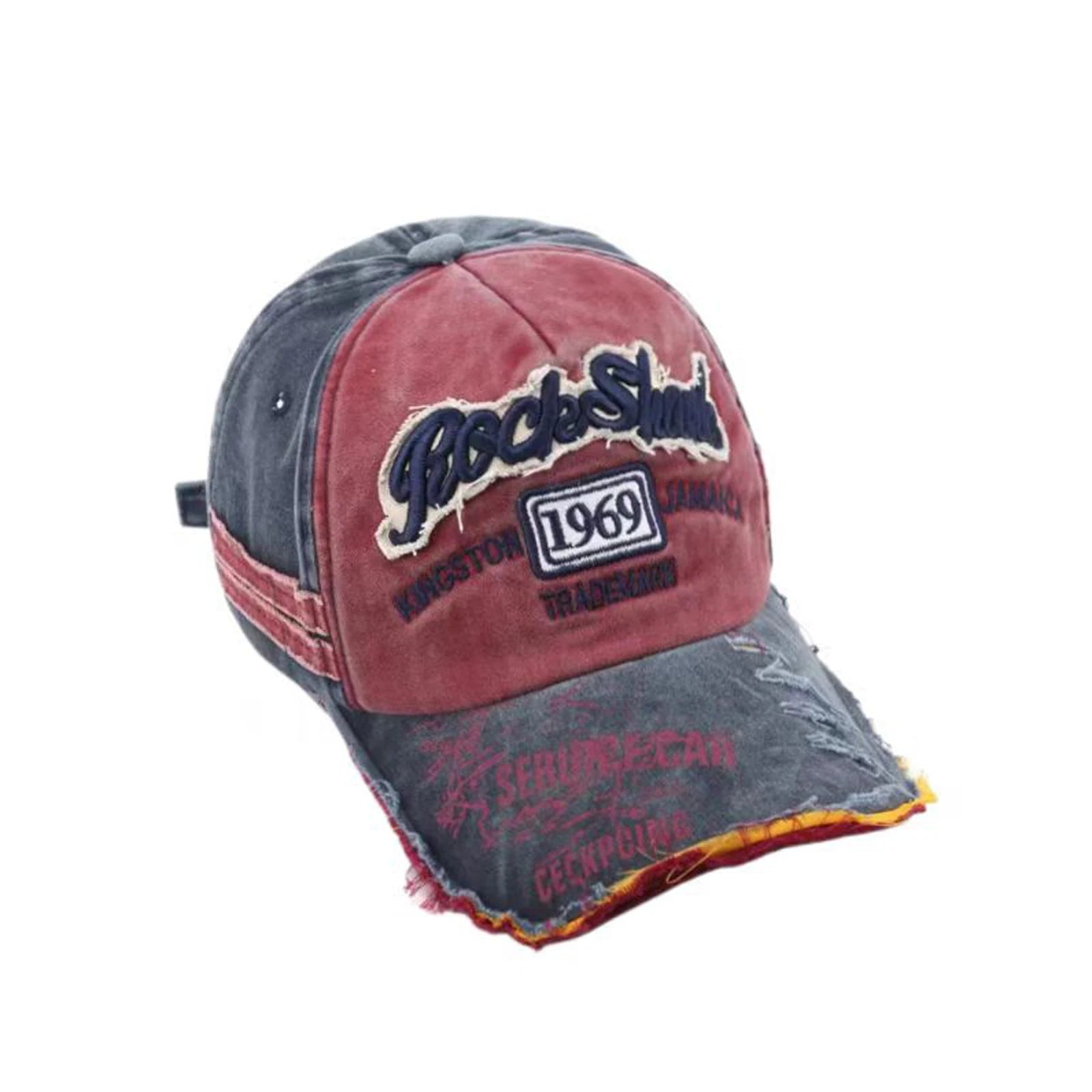 Custom Logo Quality Baseball Hats for Men 5-Panel Street Style Dad Cap Embroidery Common Washed Vintage Available Sporty Hat