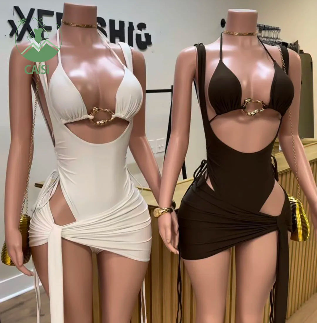 Sexy3 Piece Skirts Sets Bikini 2025 Swimsuit Female Swimwear Women Vacation Bikini Set Beachwear