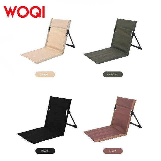 WOQI Outdoor Folding Portable Cushion Beach Adjustable Backrest Sports Cushion