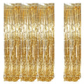 EASTTERN Factory Wholesale 1*2m DIY Foil Rain PET Curtain Metallic Tinsel Wall Backdrop Graduation Celebration Party Decorations