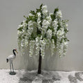 Wedding Centerpiece 1.2 Meter Artificial Wisteria Trees Outdoor Artificial Flower Decoration Wedding Cherry Blossom Tree