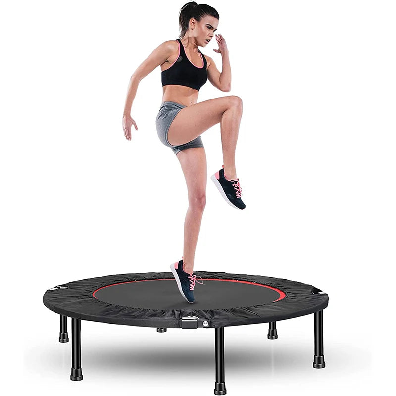 Fitness Trampoline  40" Outdoor Indoor Exercise Trampoline for Adult Kids Fitness Exercise Trampolining