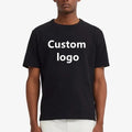 Wholesale Sample Customized Private Label Soft Tshirt Round Neck Collar t Shirts With logo Custom Printed Men's T-shirts
