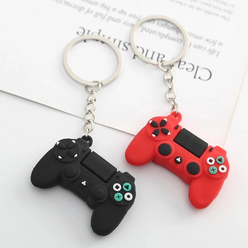 New Creative Simulation Game Controller Keychain Ring Pendant Men Women Couple Key Chain Bag Pendant