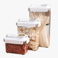 OWNSWING Kitchen Plastic Airtight Refrigerator Organizer Pantry Food Storage Container Rice Cereal Beans Dispenser Bucket Box
