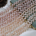 freshwater pearls loose oval rice 5mm maisuiran colorful freshwater pearl naked beads DIY jewelry material in stock