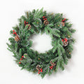 50/60cm Plain PVC Mini Christmas Wreath Decoration Ornaments