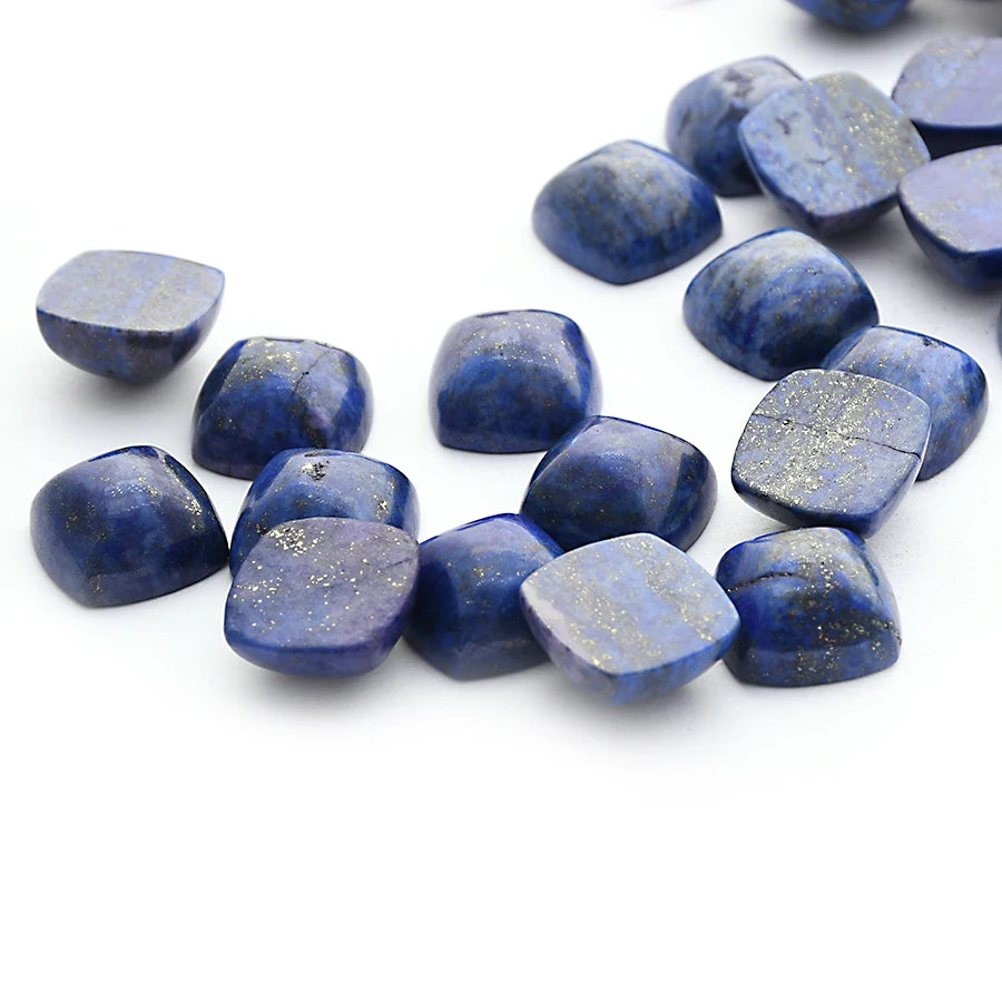 Natural Lapis Bracelet Nice Blue Square Cabochons Loose Gemstones with Good Polish  Nature Charm Natural Stone Cabochon