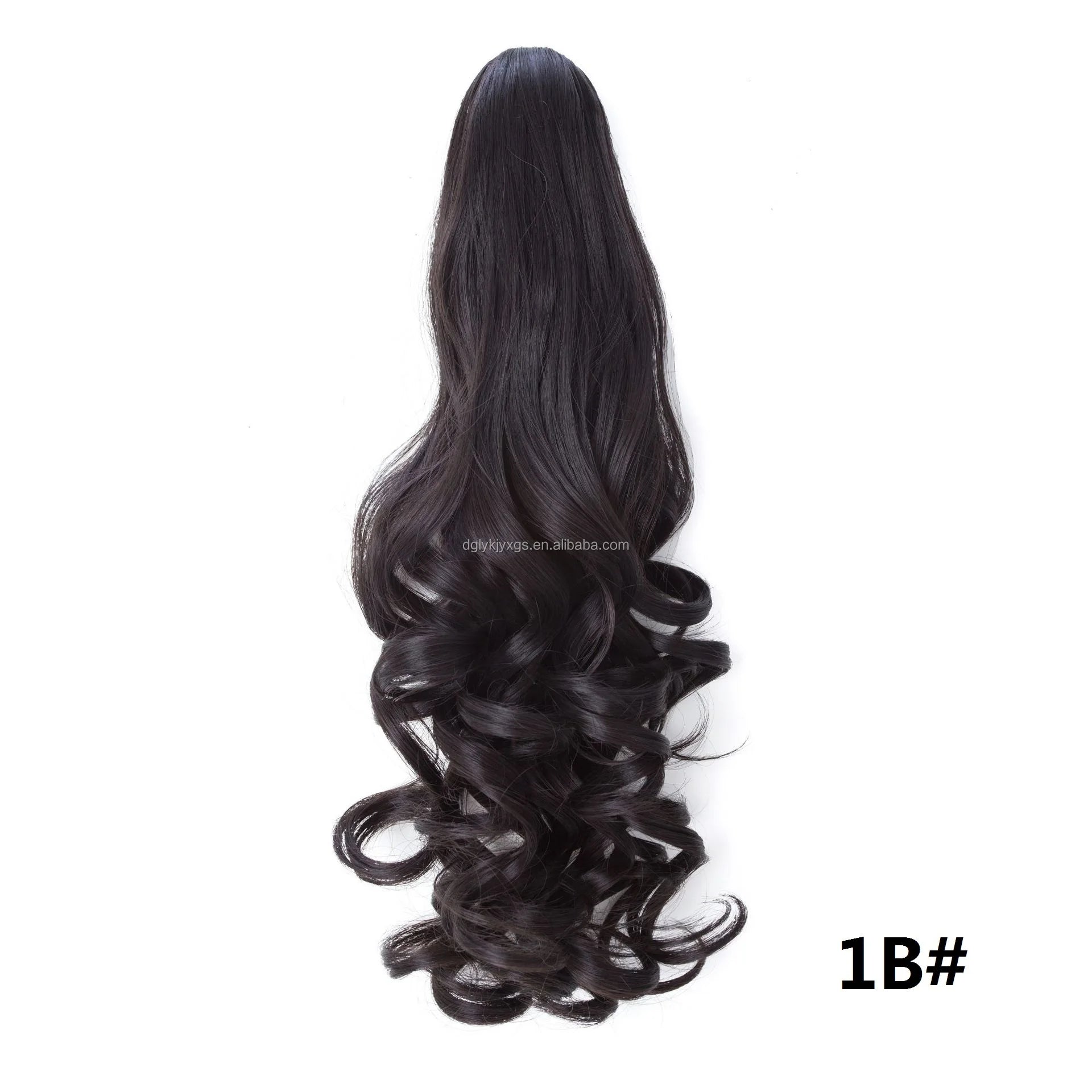 WP38 Hot Sell Drawstring Ponytails 18Inch Hair Extensions Synthetic Hair Short Kinky Curly Ponytail Synthetic Ponytail