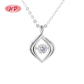 S925 925 Sterling Silver Geometric Shape Necklace Zircon Bohemian Chic Chains Weddings Parties Gold Main Wholesale Essential