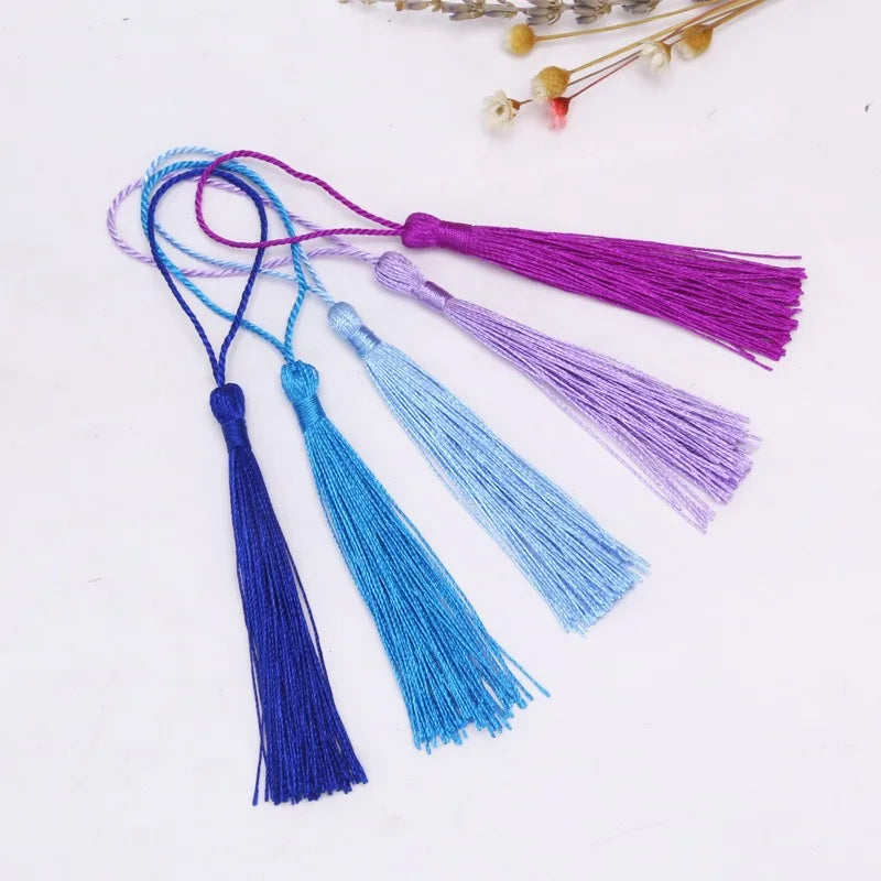 Fashion 13cm Multiple Color Silk Tassel for Women's Clothing Bags & Earrings Decoration