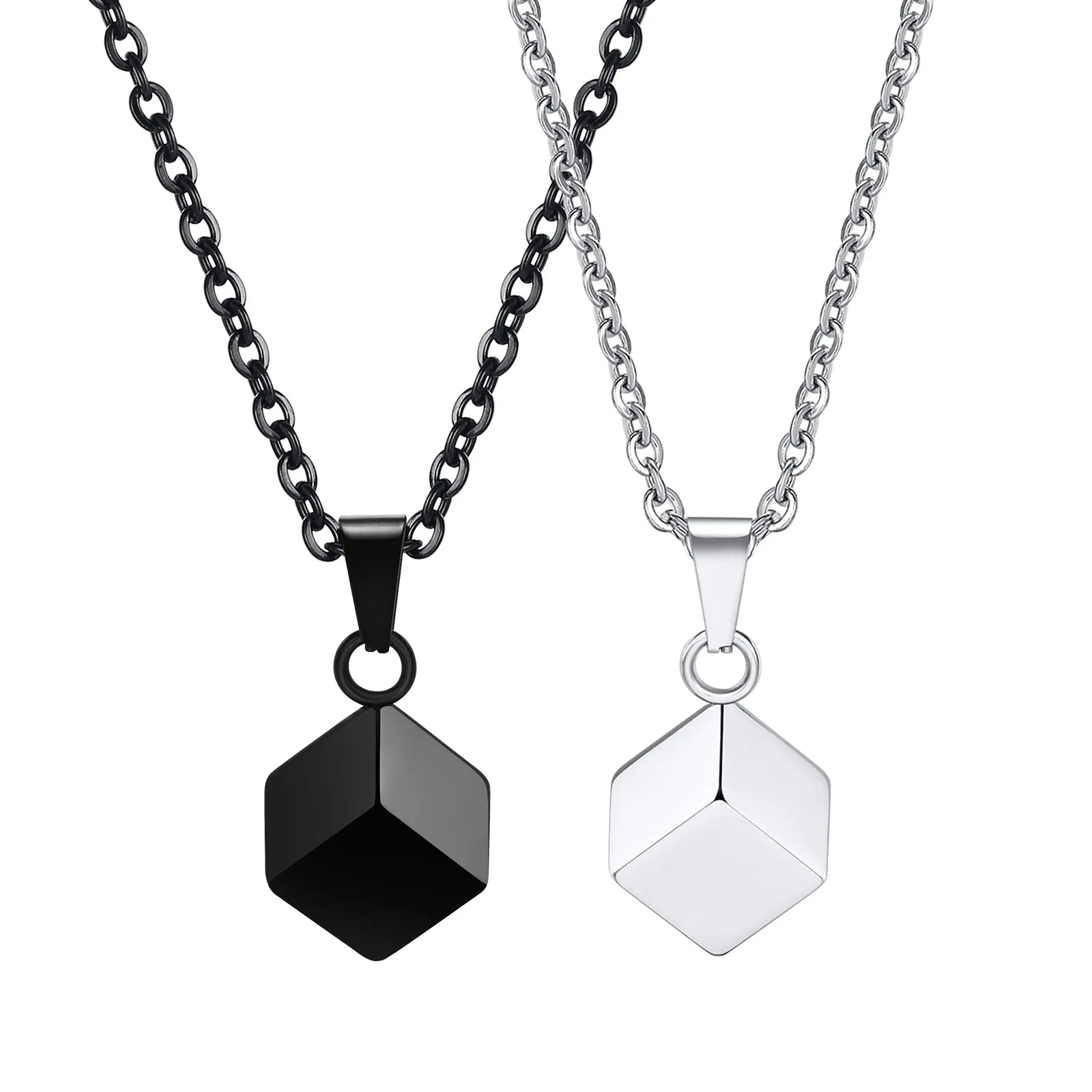 New Arrival Stainless Steel Square Pendant Openable Urn Necklace Unique Sublimation Urn Necklace Cremation Jewelry