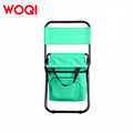 WOQI W-FC11 Modern Foldable Iron Frame Outdoor Chair with Oxford Fabric-Portable for Camping Fishing Beach & Garden Use