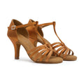 Ladies 7.5cm Heeled Sandals Professional Ballroom Dancing Shoes Practice Bachata Salsa Women's Latin Dance Shoes for Reseller BD