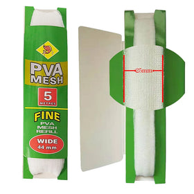 ALPHA 5m Soluble Pva Mesh Refill Carp Fishing Feeder Fishing Lures Refill Rig Hook Bait Wrap Bags PVA Bag