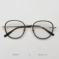 2025 Fashion Round Anti Blue Light Glasses Frame Women TR90 Optical Eyewear Men Vintage Myopia Eyeglasses