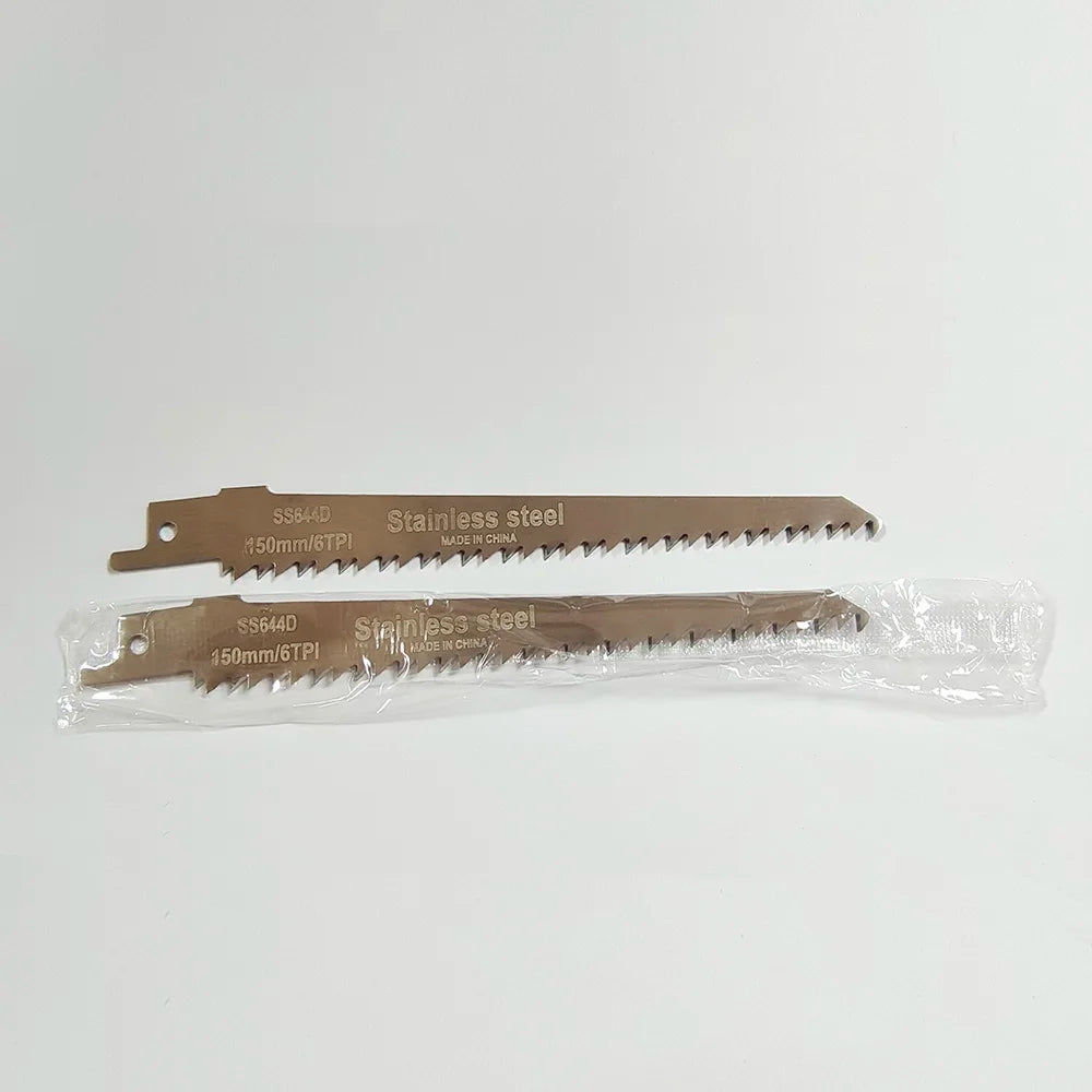 Industrial OEM Stainless Steel Butcher Saw Blade for Frozen Meat and Bamboo Wood Cutting Reciprocating Saw Blades