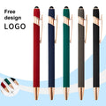Aluminum Rod Ballpoint Pen Spot Wholesale Pen Metal Printable Press Aluminum Rod Ballpoint Pen Customized logo