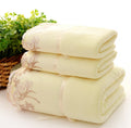 IDOTEX 100% Cotton Woven Set Highly Absorbent Bath Towels & Washcloths for Bathroom Hand & Shower Use