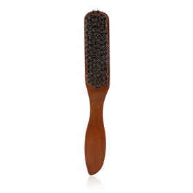 Factory Wholesale Boar Bristle Beard Brush Custom Logo Wooden Paddle Hair Brush Shaving Tool Massage Comb for Men Salon
