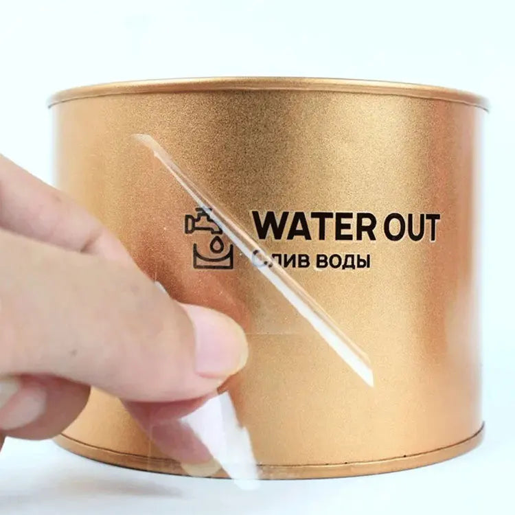 Custom Adhesive PVC Waterproof Label UV DTF Cup Wrap Gloss Transfers Sticker