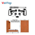 Custom Modern Multifunctional Double Folding Murphy Hidden Wall Beds Pull Out Furniture Metal Bed Mechanism with Storage WT-B01