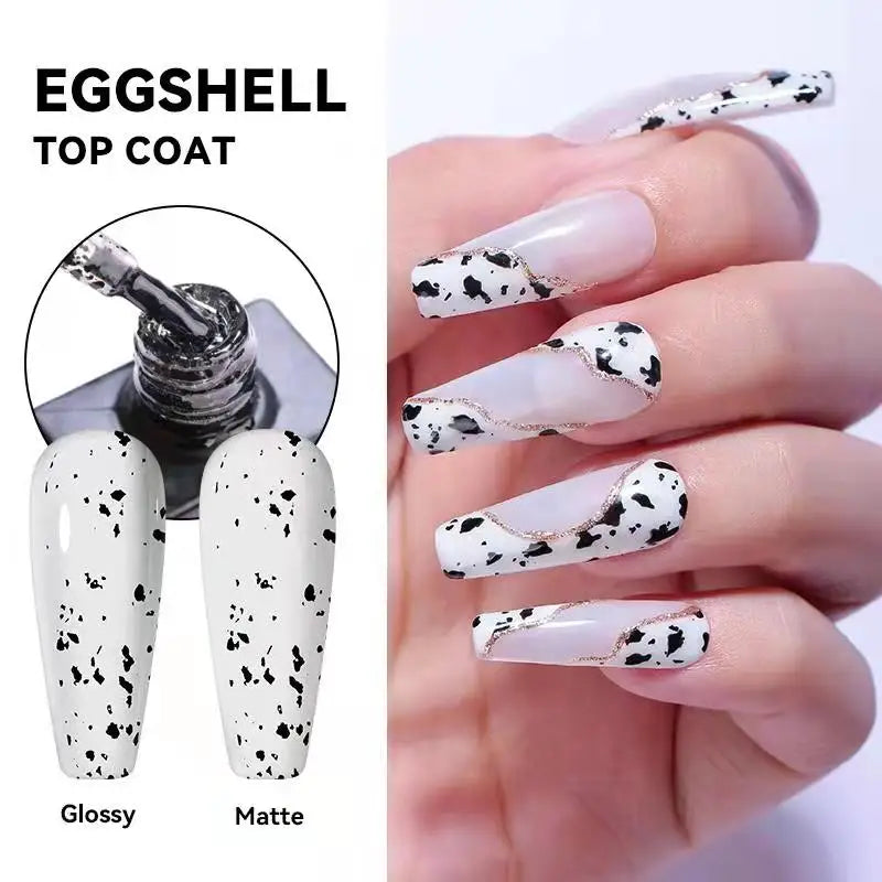 JTING High Quality Multi-functional Egg Shell Top Coat No Wipe High Shine OEM ODM Top Coat Nail Polish Uv Gel