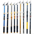 Topline 2.1-3.6m in Stock Wholesale Cheap TELESCOPIC FISHING ROD Saltwater and Freshwater FISHING POLE FIBERGLASS FISHING ROD