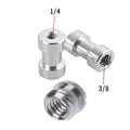 Factory Custom 3/8" Female to Female Threaded Converter - Aluminum Stainless Steel Tripod Foot Pad