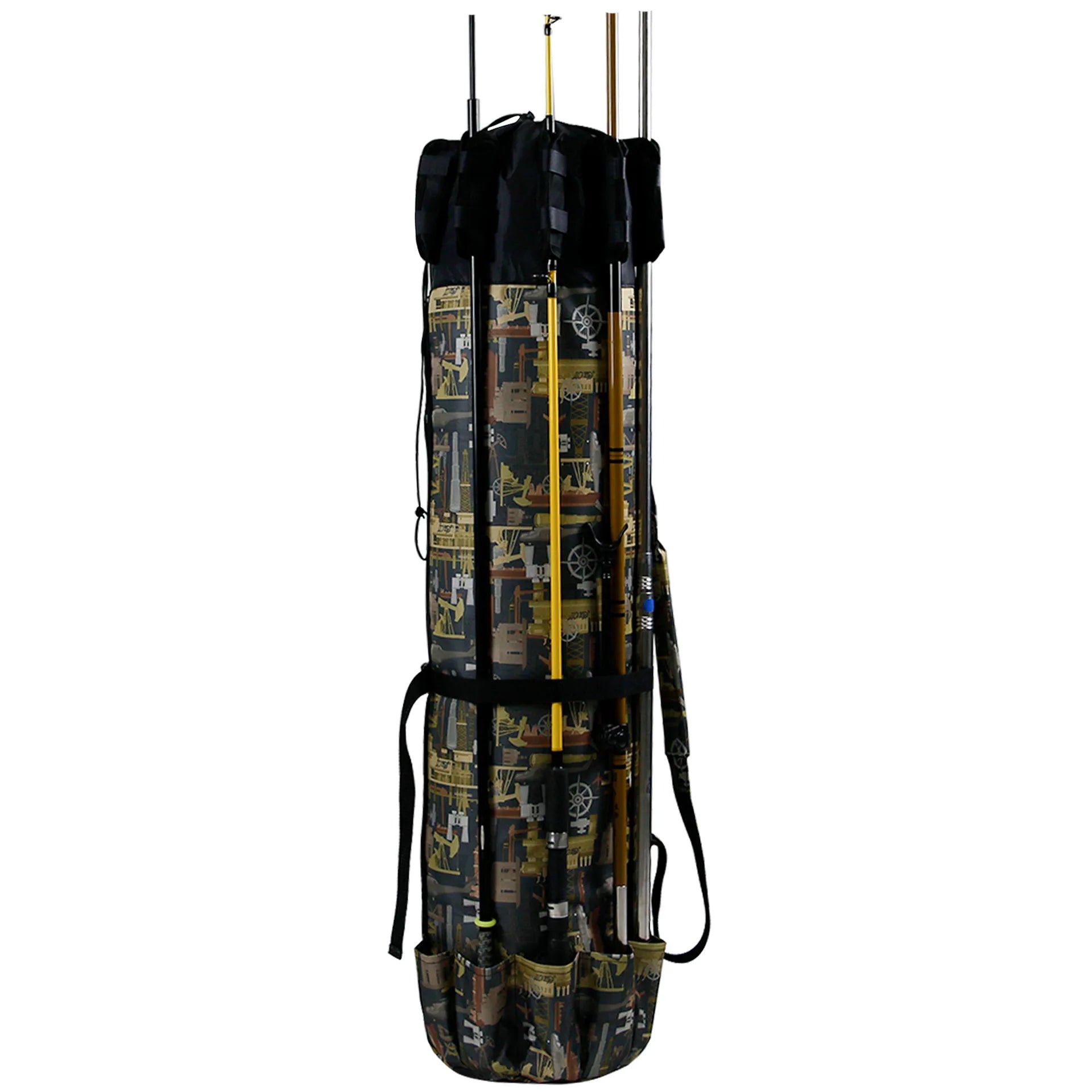 Portable Fishing Tackle Storage Sea Fishing Rod Bag Large Fishing Pole Reel Gears Organizer Bags