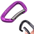 24KN Aluminum Carabiner D Ring Clips Spring Snap Hook for Keychain Clip