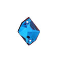 HFOUR Cosmic Shape 3D Brilliant Color Glass Sew-on Rhinestones Flat Back Loose Gem Stone with 7 Facets in Bead Design