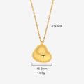 VIANRLA Stainless Steel Glossy Chunky Steel Gold PVD Necklace  Jewelry Daily Simple Design for Girl Party Customized Logo