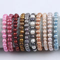 Handmade 6-7mm Colorful Loose Beads Real Freshfwater Potato Pearl Pearls Bracelet
