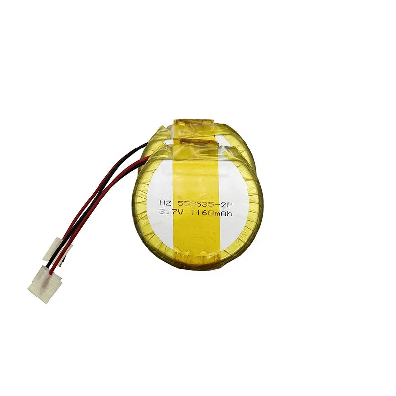Round Shaped 3.7v 580mah 553535 Lipo Battery Li-Polymer Battery 503535 for Home Appliances Power Tools Toys