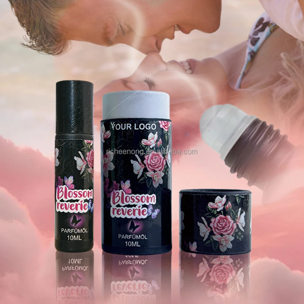 New Hot Feminine Perfume Fresh Fruit Floral Scent  Perfumes Originales with Essential Oil Round Box Roll-on Parfum