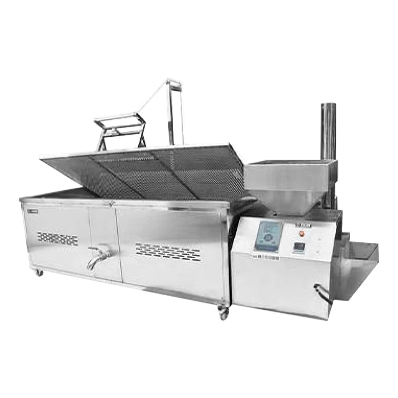 Industrial Continuous Deep Fryer Machine for Commercial Kitchen Gas Open-Fired Commercial Potato Chips Fried Chicken Electric