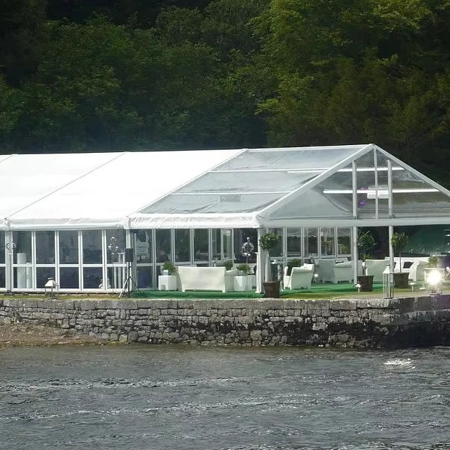 Clear Outdoor 10x20M Wedding & Party Tent for 100 People for Big Football Game